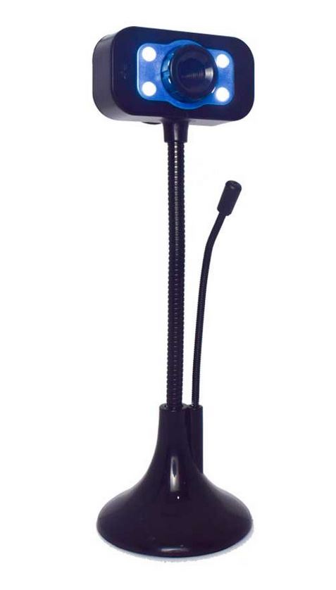 Webcam có led, mic, 480dpi